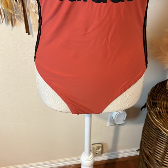 Rust Adidas One Piece Swimsuit/ Size Medium - Picture 4 of 8